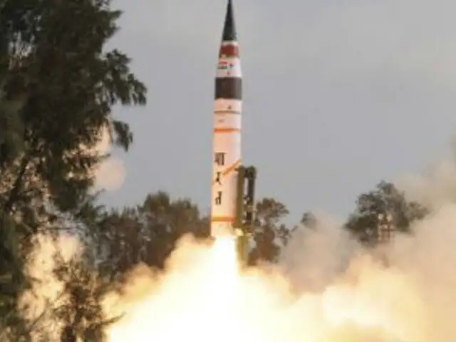 India probó su más poderoso misil con capacidad nuclear de largo alcance