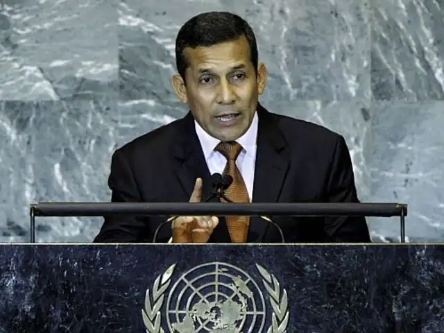 Presidente  Ollanta Humala intervino en debate de Asamblea General ONU