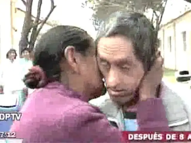 Paciente se reencuentra con su familia tras informe de Panamericana TV