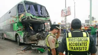 Chimbote: choque frontal entre bus y camión deja 3 muertos y más de 20 heridos