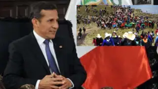 Humala: Conga está en la "cancha" de la empresa privada, no del Estado