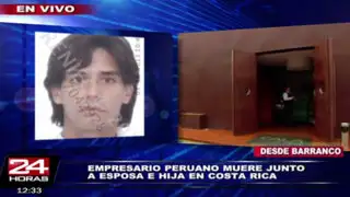 Reconocido empresario peruano murió junto a su esposa e hija en Costa Rica