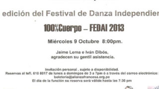 Komilfó Teatro organiza VII Festival de Danza Independiente 100% Cuerpo