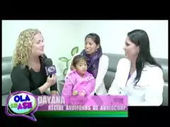 Ángeles de los Arenales: pequeña que sufría de sordera recibió audífonos