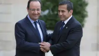 Noticias de las 6: Humala se reunió con Francois Hollande en París