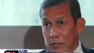 Ollanta Humala asegura que carisma de Nadine inquieta a políticos tradicionales