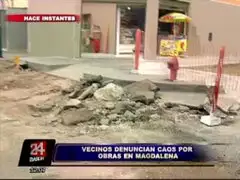 Magdalena del Mar: vecinos denuncias caos por obras en avenida Salaverry