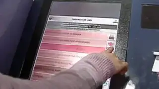 El voto electrónico se estrenará en Lima durante elecciones de regidores