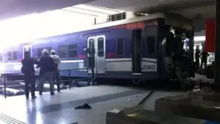Al menos 80 heridos tras choque de tren en estación Once de Argentina