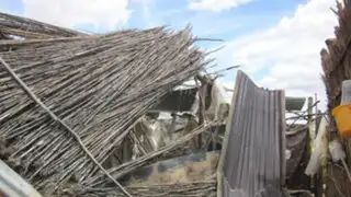 Pasco: fuertes vientos dañan viviendas en la provincia de Daniel Alcides Carrión