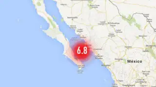 Sismo de 6,8 grados remeció la costa occidental de México