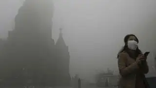 China: densa nube tóxica paraliza aeropuertos y escuelas en ciudad de Harbin