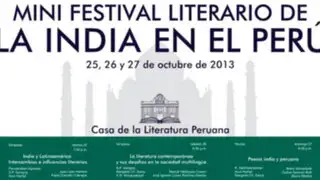 Mini festival literario de la India en el Perú en la Casa de la Literatura