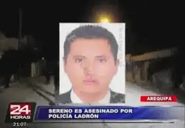 Arequipa: policía mata a sereno y deja dos personas heridas