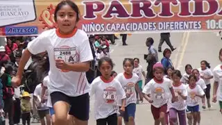 Más de cinco mil niños participaron en Mini Maratón de los Andes en Huancayo