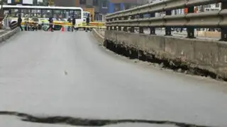 Denuncian que 53 puentes vehiculares se encuentran en total abandono en Lima
