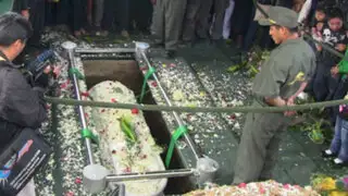 Sepultan restos de director de penal El Milagro que fue asesinado en Trujillo