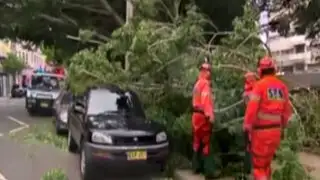 Fuerte tormenta paraliza vuelos y trenes al sur de Inglaterra y Gales