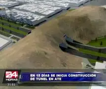 En 15 días comenzará construcción de túnel en cerro Puruchuco en Ate