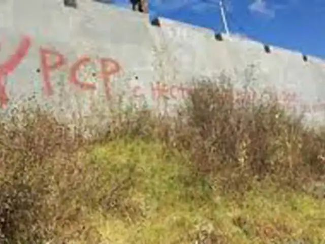 Lambayeque: pintas subversivas en cementerio de Olmos causan alarma