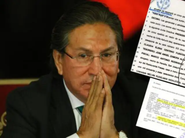 Alejandro Toledo envió a la Comisión de Fiscalización un documento con otra firma
