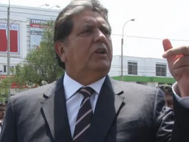Alan García: “Humala está desesperado y se cree presidente de megacomisión”