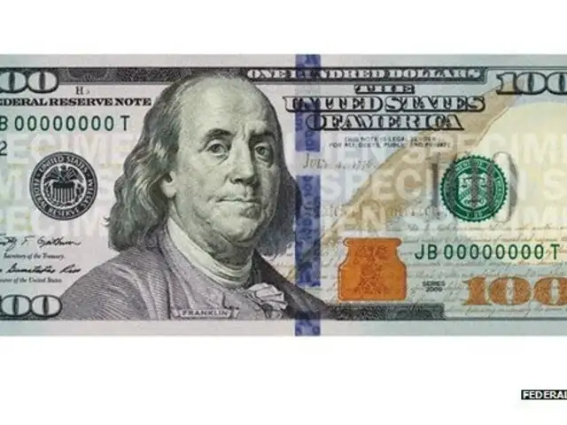 Estados Unidos lanza al mercado su nuevo billete de 100 dólares