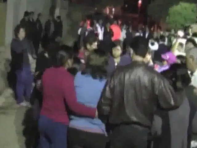 Peruanos al interior del País dieron el ejemplo en simulacro nocturno de sismo