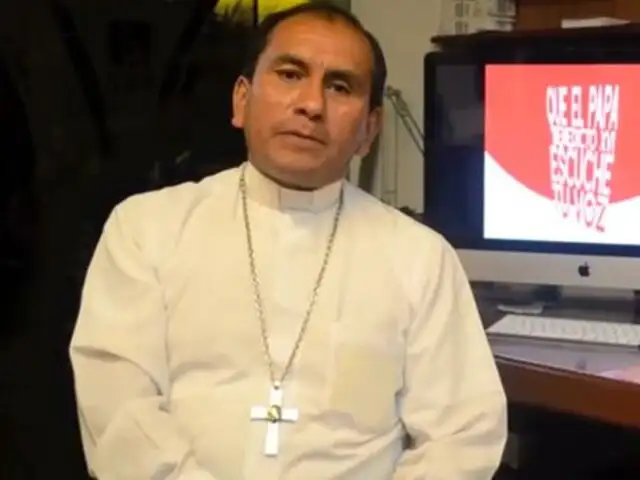 Ex obispo Guillermo Abanto reconoció ser padre de menor de dos años