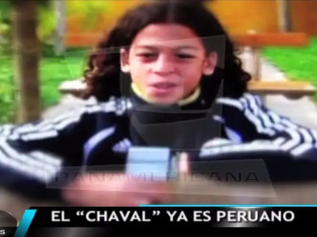 El 'chaval' ya es peruano: imágenes nunca antes vistas del joven Benavente