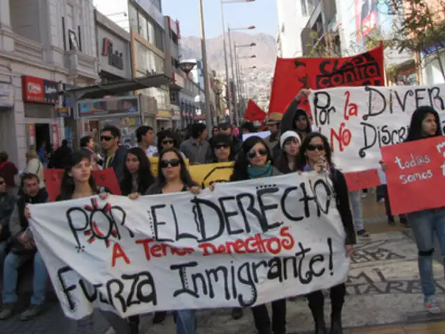 Chile: polémica por convocatoria para marchar contra inmigrantes