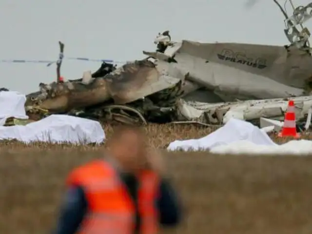 Avión con paracaidistas se estrella en Bélgica y deja once muertos
