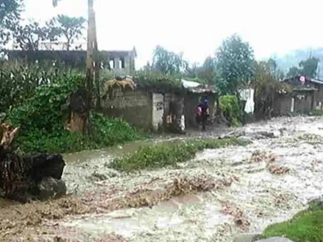 Un muerto y dos desaparecidos deja desborde de tres ríos en región Huánuco