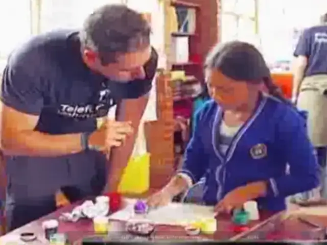 Alegrando Huancayo: extranjeros realizan talleres para llevar alegría a escolares