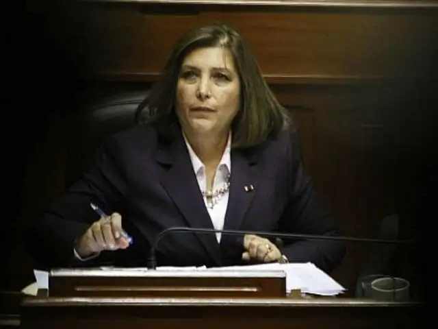 Eda Rivas afirma que moción de censura en su contra afecta imagen del país