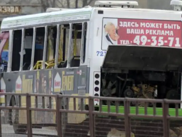Rusia: atentado suicida contra bus de pasajeros deja 6 muertos y 27 heridos