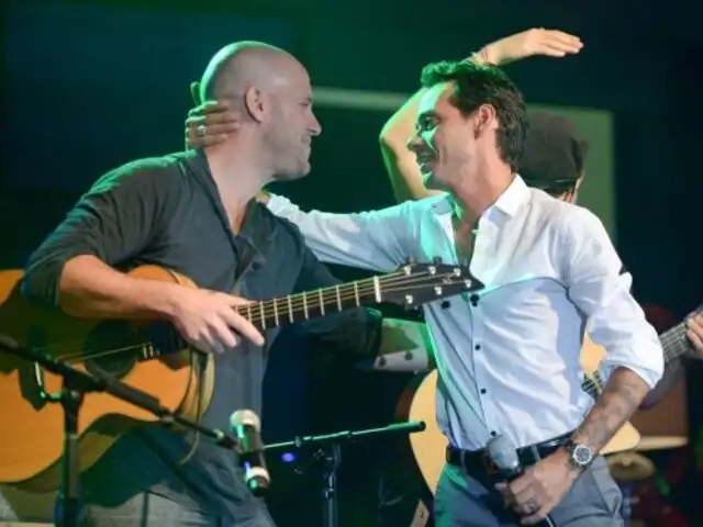México: Gian Marco fue sorprendido por Marc Anthony durante concierto
