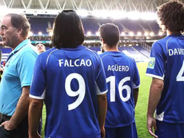 VIDEO: Falcao, Agüero y David Luiz protagonizan anuncio oficial de Brasil 2014