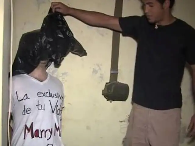 VIDEO: joven fingió secuestro para pedirle matrimonio a su novia periodista