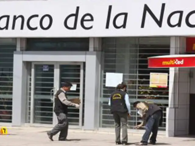 Ancash: roban más de 200 mil soles de Banco de la Nación