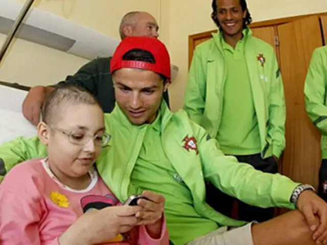 VIDEO: el lado más humano de Cristiano Ronaldo tras polémica burla de Blatter