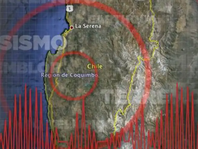 Sismo de 6,6 grados de magnitud remeció Chile