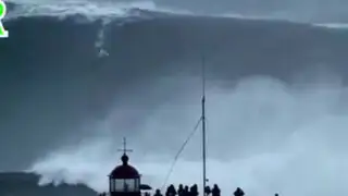 Hombre de 46 años marcó nuevo récord al surfear la ola más grande del mundo