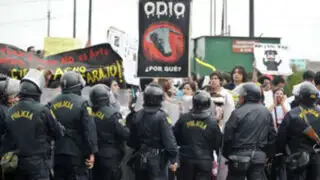 Activistas antitaurinos volvieron a manifestarse en la Plaza de Acho