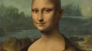 Una Mona Lisa sin cabello apoya campaña contra el cáncer en Italia
