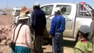 VIDEO: intentan linchar a chofer que ocasionó dos muertos en carretera a Puno