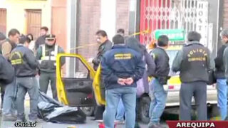 Un taxista muerto y dos heridos dejó una pelea callejera en Arequipa
