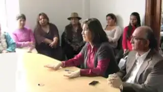 Congresista Martha Chávez se reunió con víctimas del terrorismo