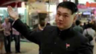 Doble del presidente norcoreano Kim Jong-un alborota calles de Hong Kong