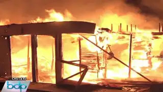 Incendio en el Callao consumió decenas de casas y deja 80 familias damnificadas